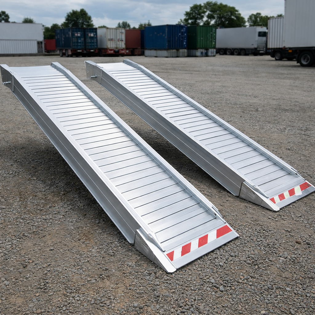Aluminium Loading Ramps – 2500mm x 500mm – 2000kg Capacity – Commercial Use