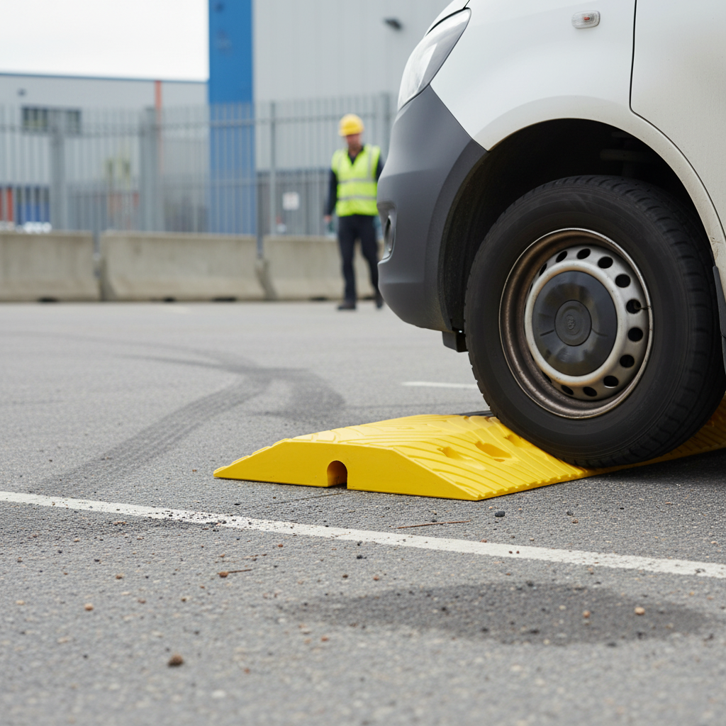 Premium Heavy Duty Speed Bump Centre Section - Solid Rubber, Reflective, Available in Yellow or Black