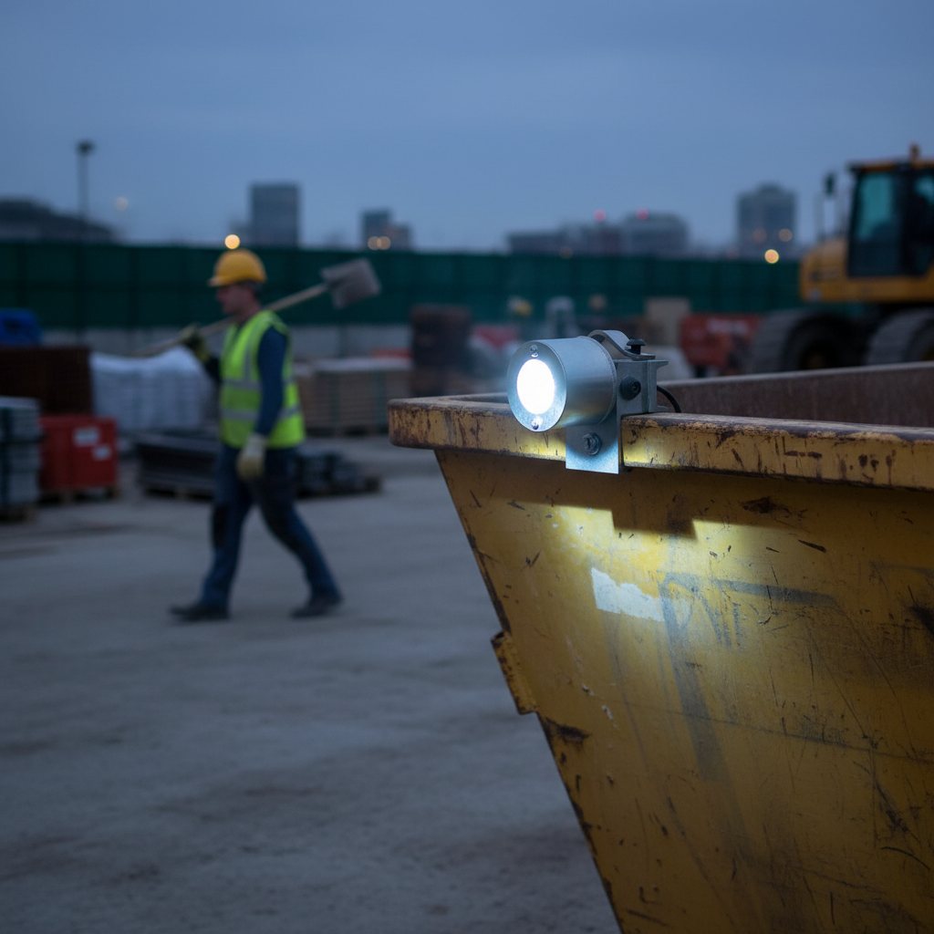 Heavy Duty Metal Skip Light with Anti-Tamper Bolts and Long Battery Life for Enhanced Visibility