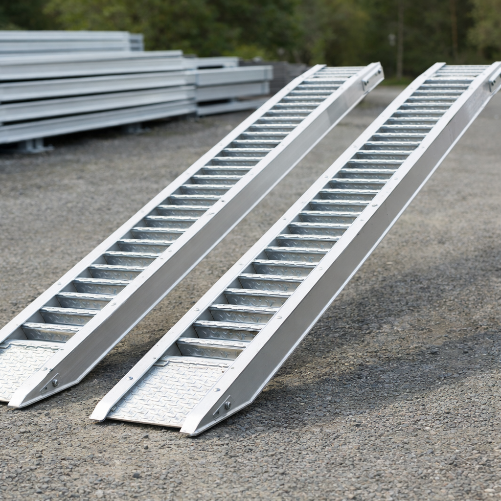 Aluminium Loading Ramps – 2500x360mm – 3800kg Capacity – Commercial Use