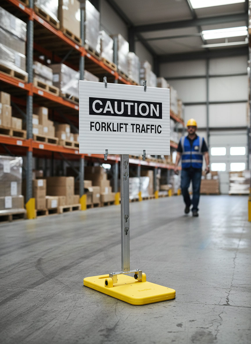 Premium Sign Holder with Traditional Keyhole Mounting for Easy Display - 10.5 kg Weight Capacity