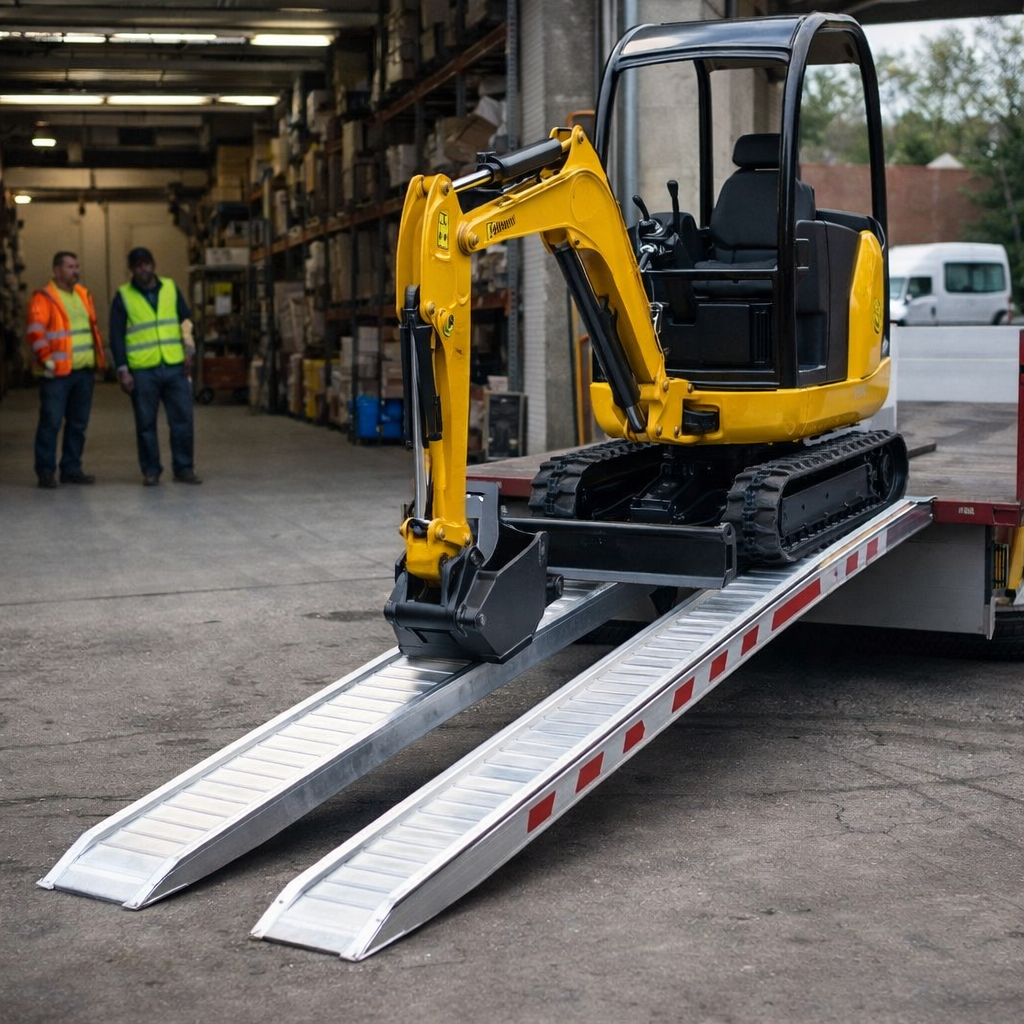 Aluminium Loading Ramps – 2500x300mm – 2510kg Capacity – Professional Use