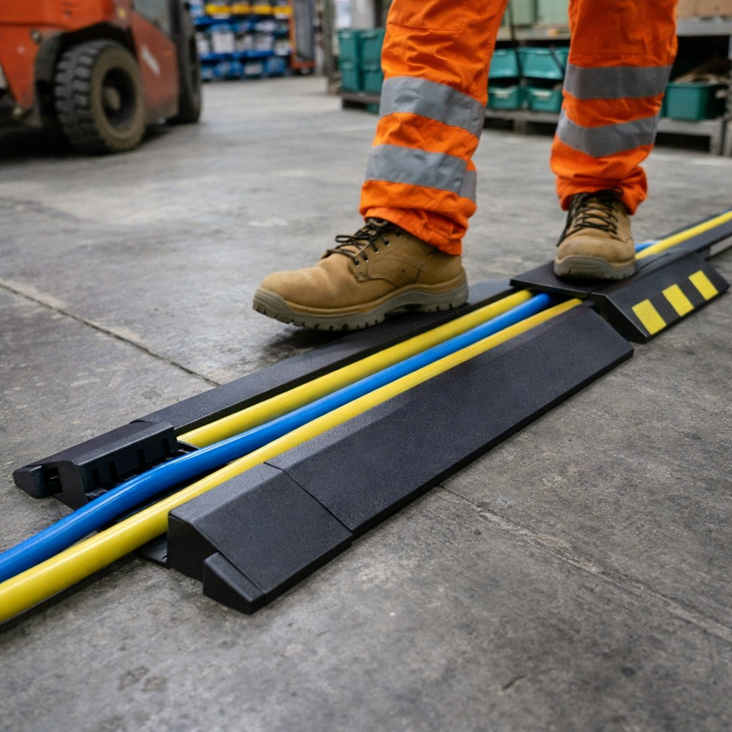 End Ramp – 5 Channel – Fire Resistant & Outdoor Use – Cable Protectors