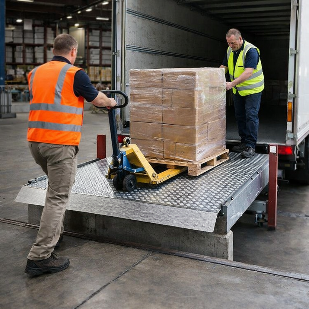 Removable Loading Bridge – 1200mm x 1250mm – 1300kg Capacity – Industrial Use