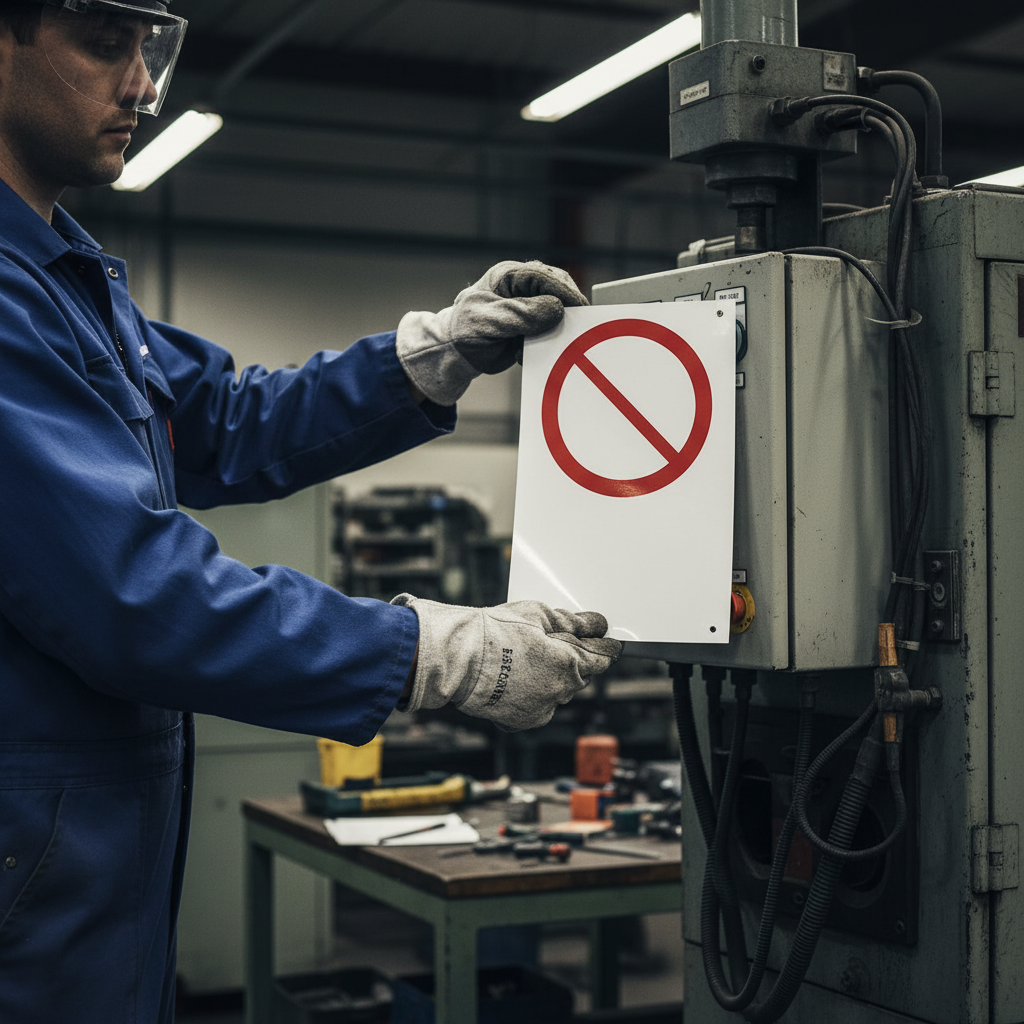 Premium Prohibition Sign - Do Not Connect, Available in Multiple Materials and Sizes for Clear Safety Messaging
