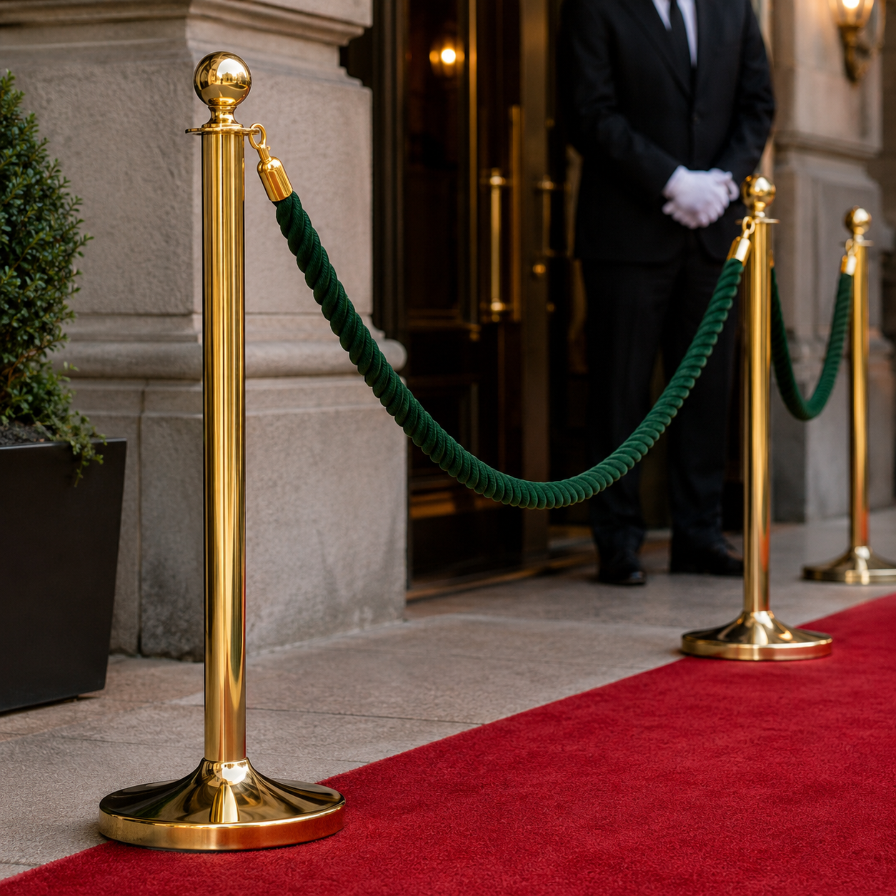 Premium Polypropylene Barrier Rope with Snap Ends for Event Management