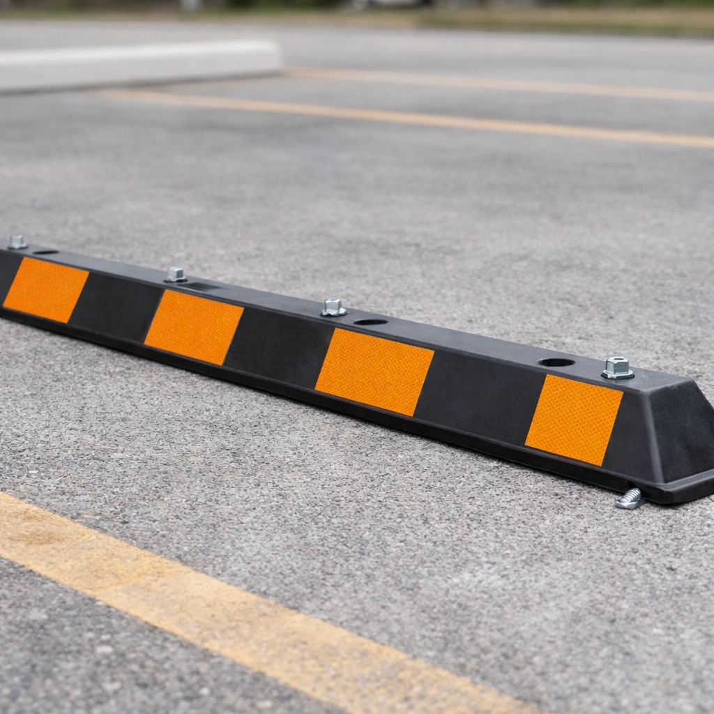 Wheel Stop Kit – 1650mm – Easy to Fit with Fixings – Vehicle Safety