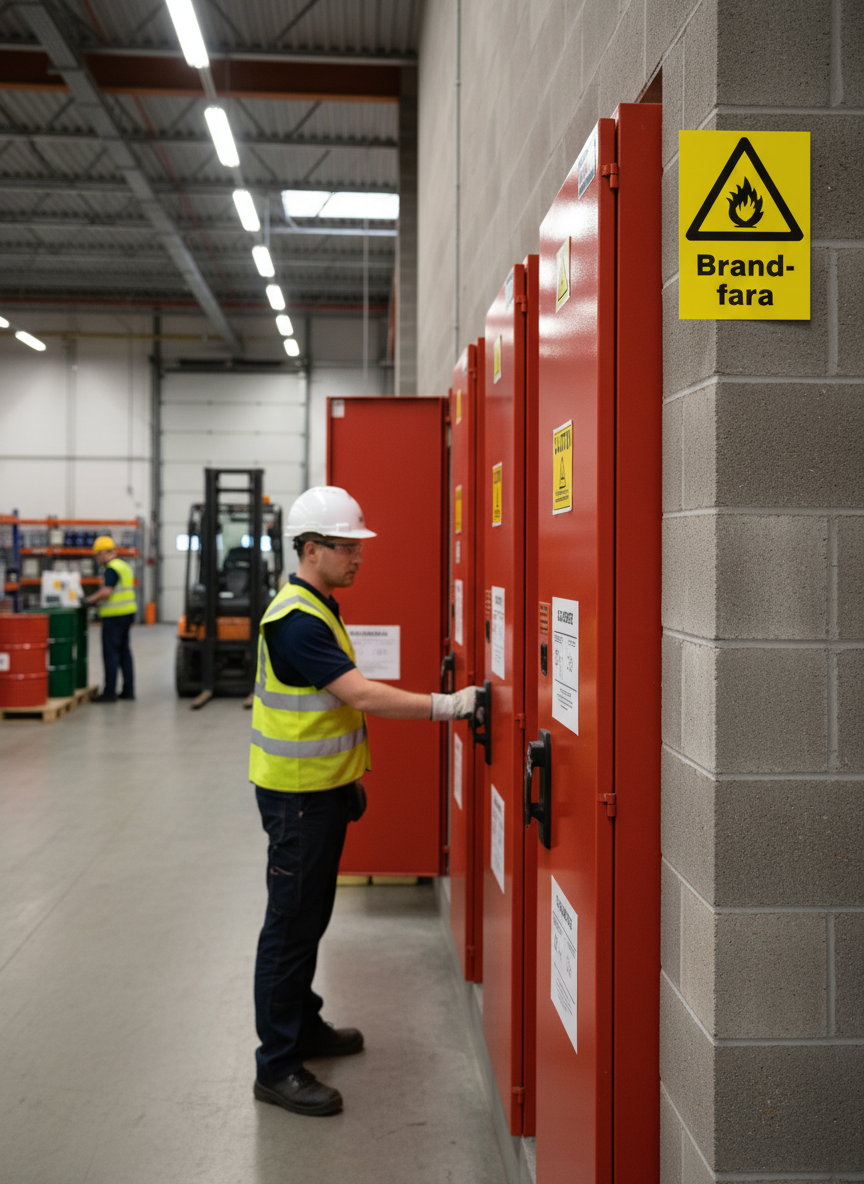 Premium Warning Sign for Fire Hazard - Multiple Materials and Sizes for Professional Safety Marking
