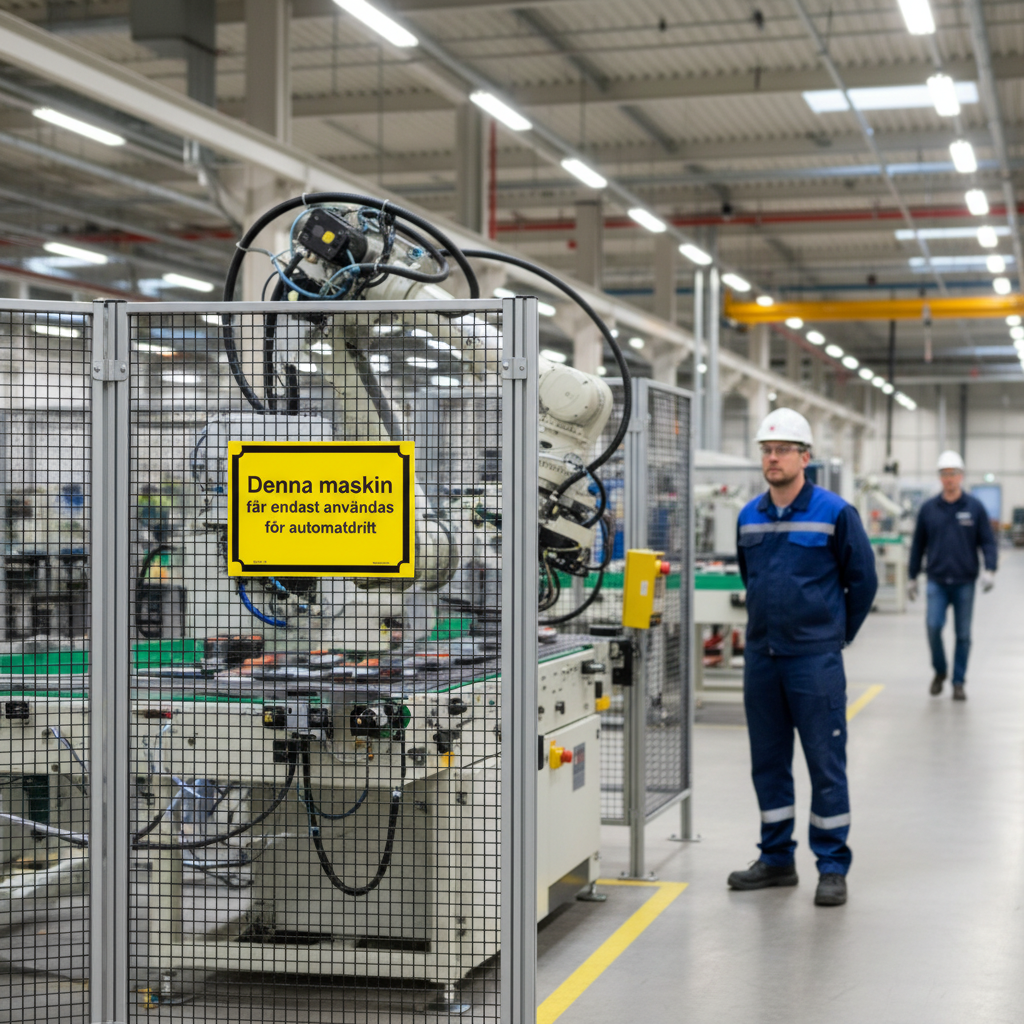 Premium Warning Sign for Machine Use - Various Materials, Sizes, and Easy Installation Options