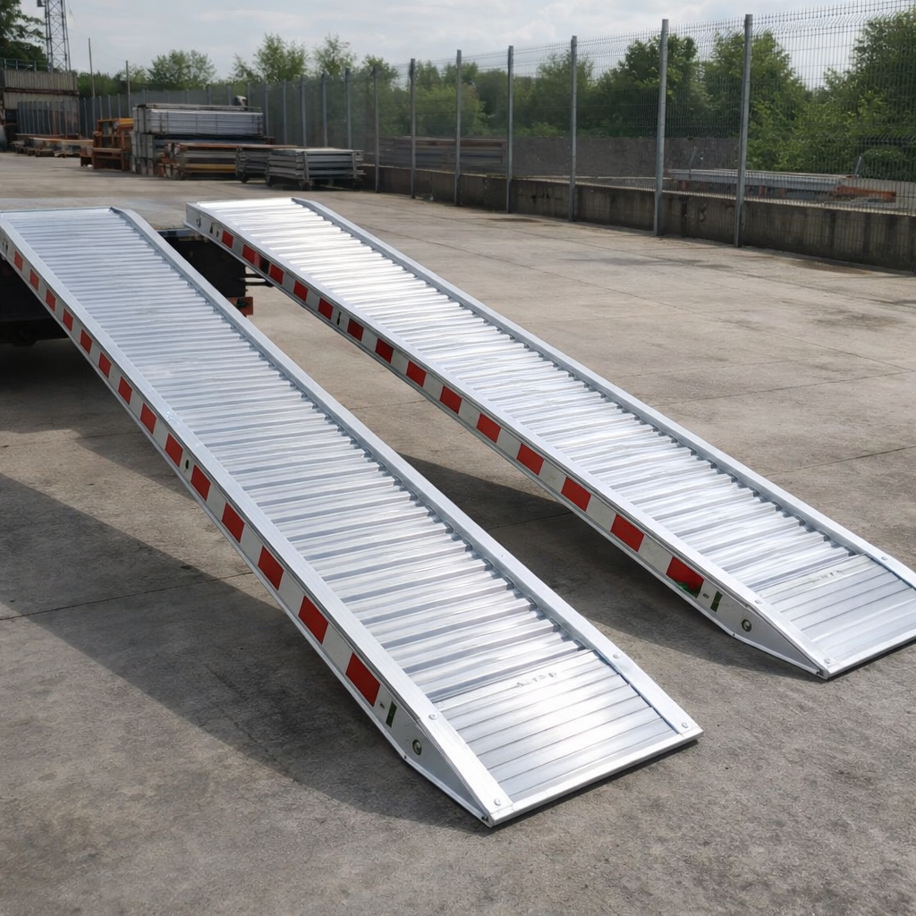 Aluminium Loading Ramps – 3500mm x 460mm – 6870kg Capacity – Industrial