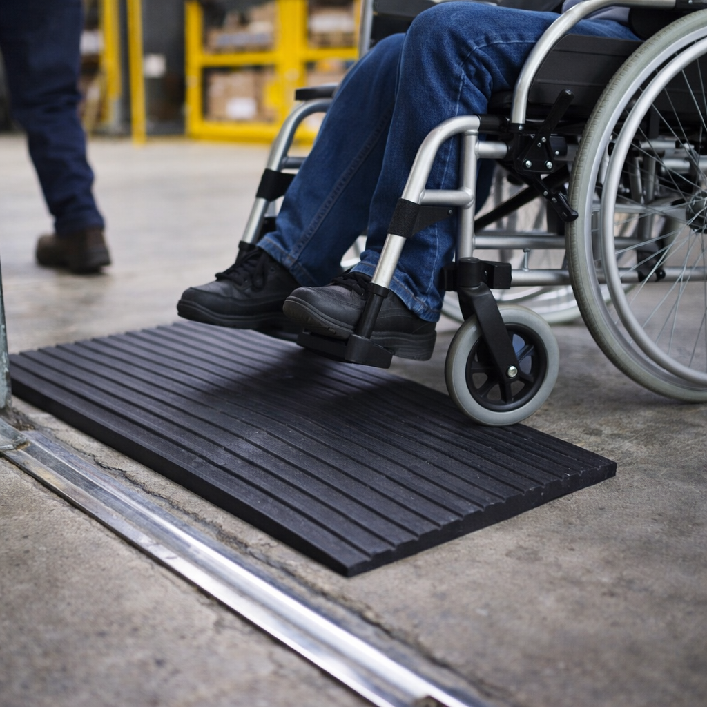 Rubber Threshold Ramps – Up to 30mm High – 500kg Capacity – Mobility Aid