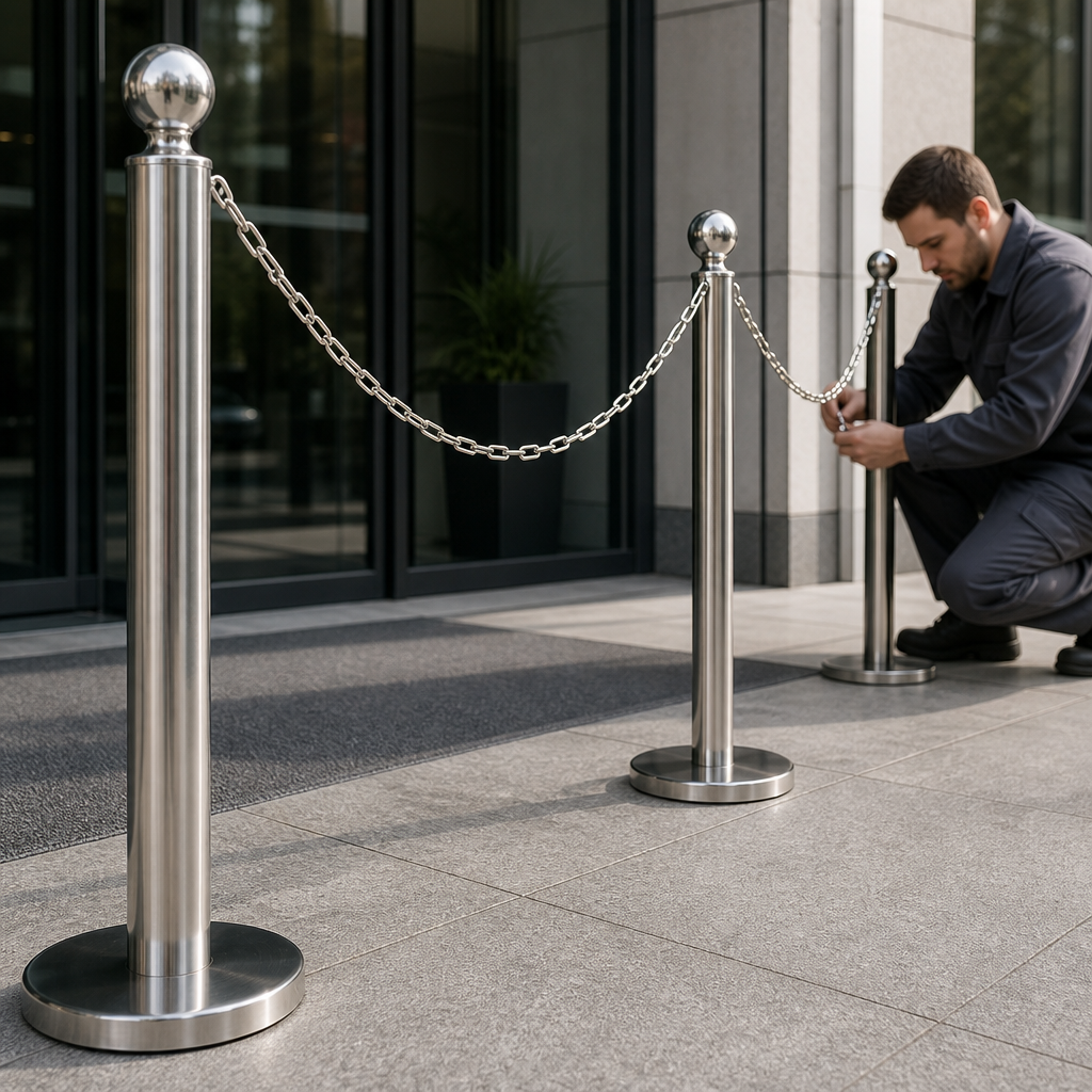 Stainless Steel Barrier Chain 6mm for Indoor & Outdoor Use