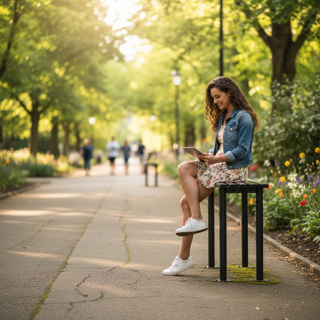 Premium Heavy Duty Perch Bench 1m - Sturdy Steel Construction for Urban Spaces - High-Quality Professional... | Barriers Co