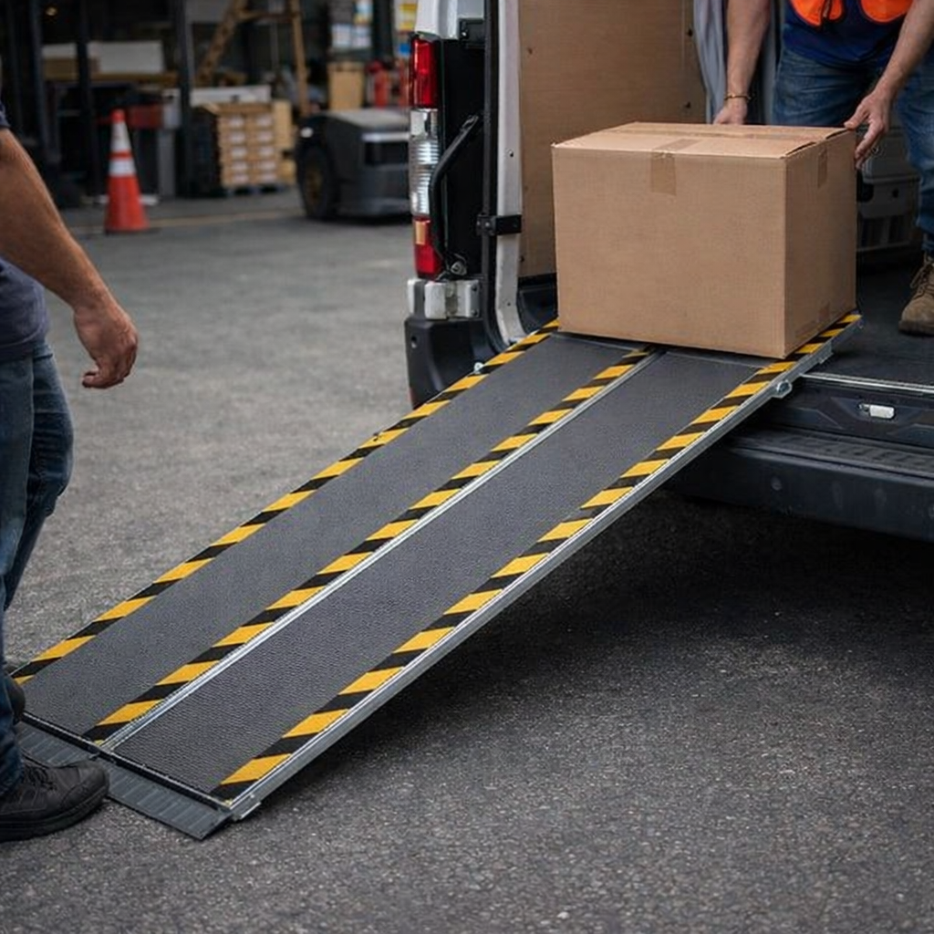 Adapter Plate – Black – Vehicle Compatibility – Folding Van Ramps