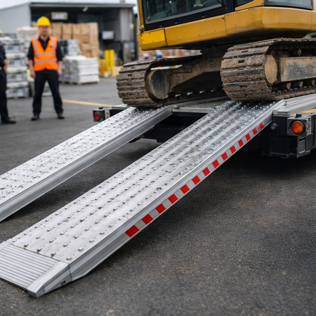 Heavy Duty Loading Ramps – 3000mm x 450mm – 26,200kg Capacity – Industrial Use