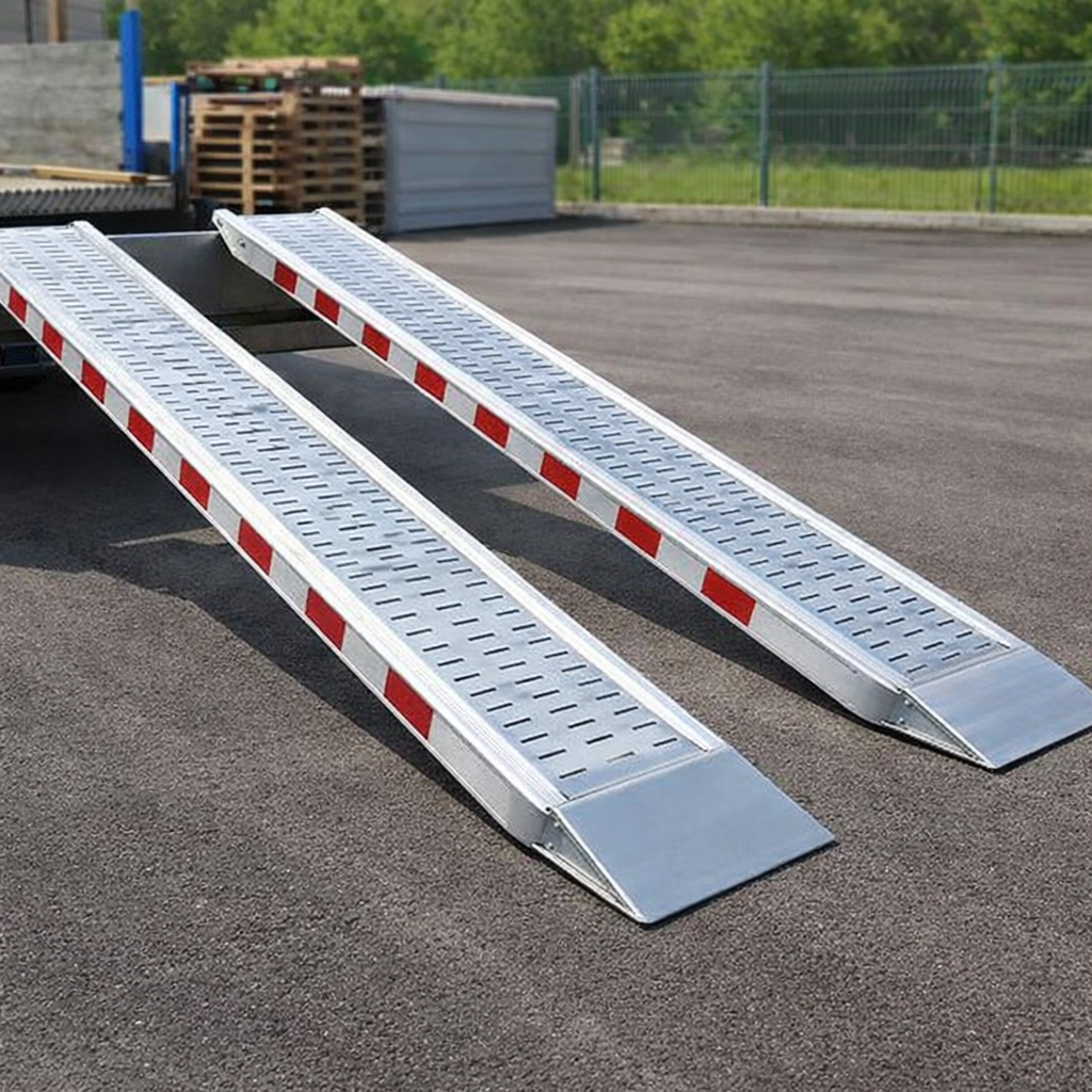Aluminium Loading Ramps – 2500x510mm – 12000kg Capacity – Plant & Digger Use