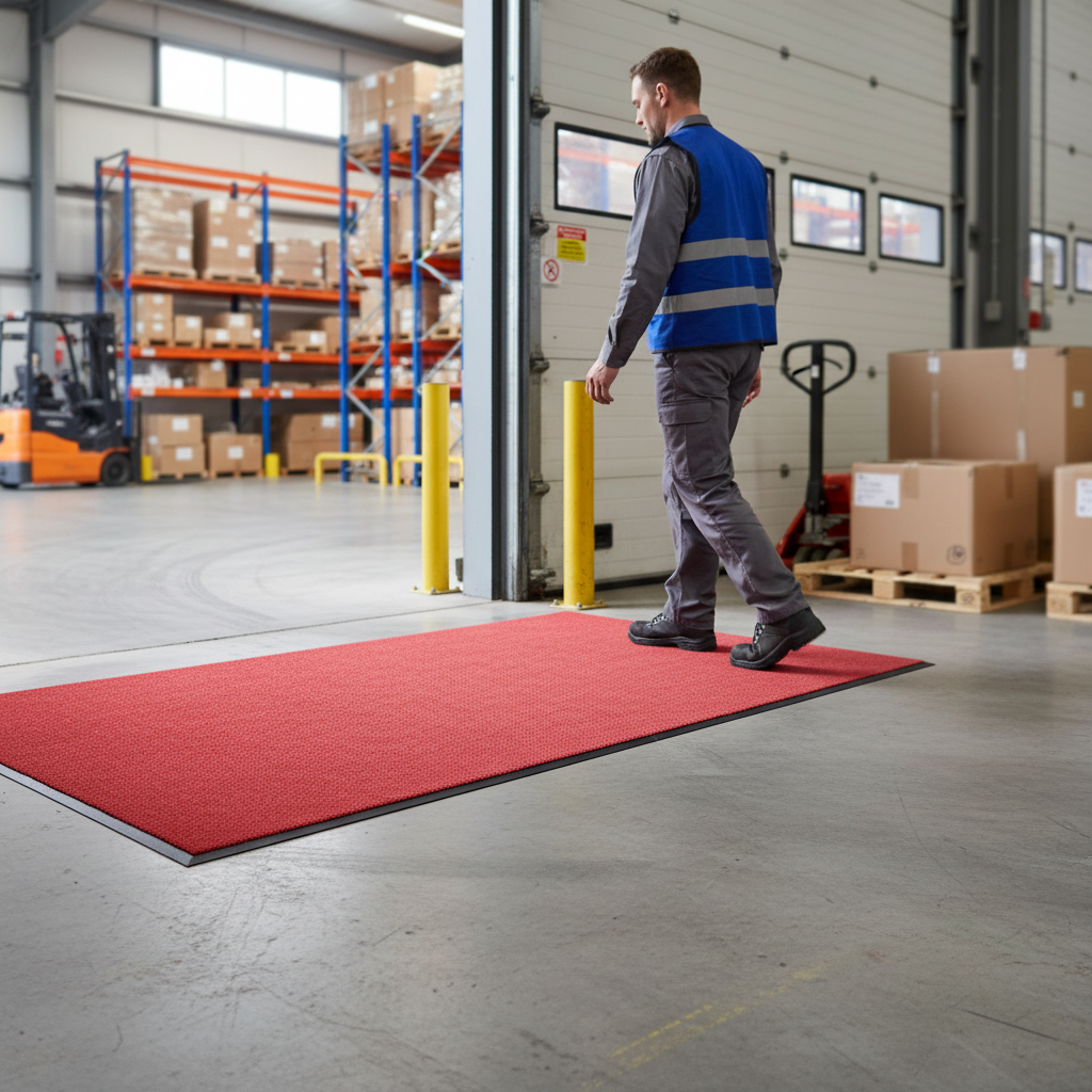 Premium Heavy Duty Entrance Carpet 300x90cm - Durable Polypropylene with Rubber Backing for Shops and Restaurants