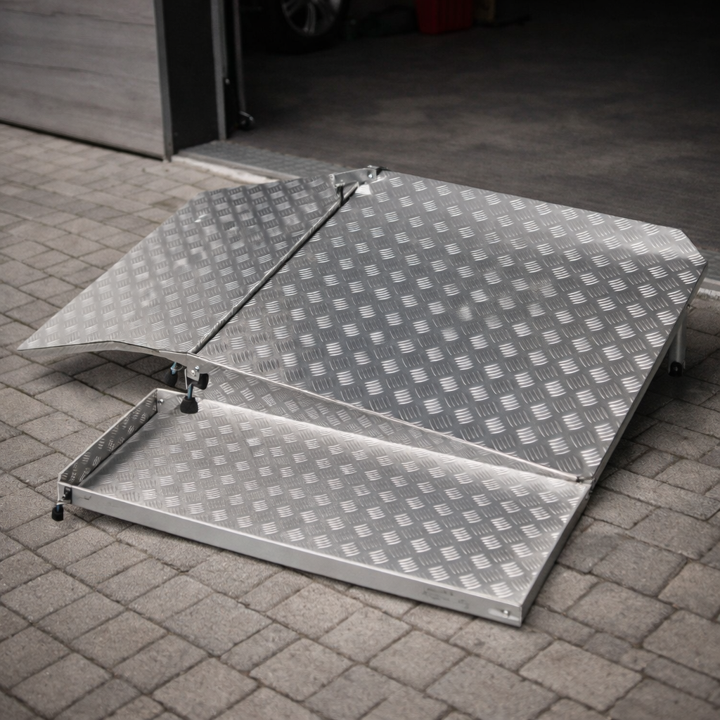 Folding Drive-In Ramp – 800mm x 750mm – 300kg Capacity – Mobility Access