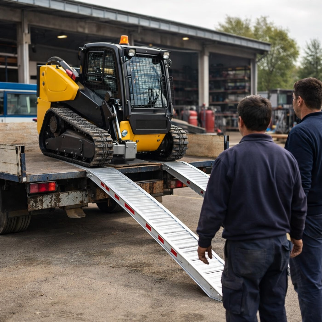 Aluminium Loading Ramps – 2500mm x 510mm – 10000kg Capacity – Heavy Duty Plant Use