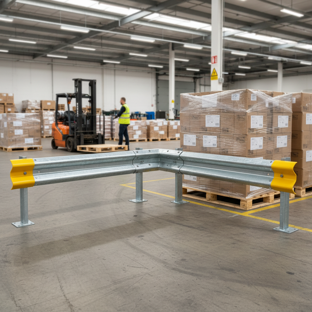 Premium Rigid Internal Corner Kit for Warehouse and Car Park Safety - Complete with Fixings and... | Barriers Co