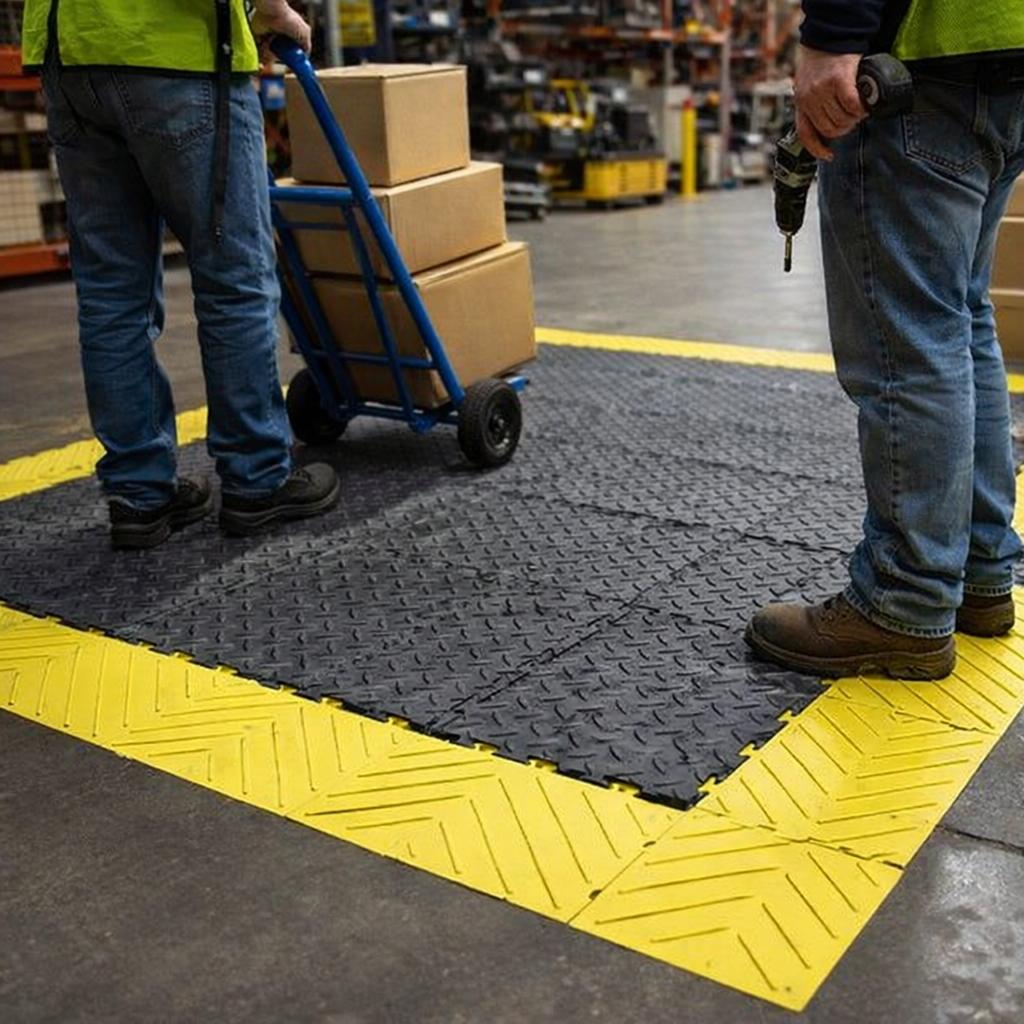 Interlocking PVC Mat Kit – 25mm Thick – Slip Resistant – Dry Areas