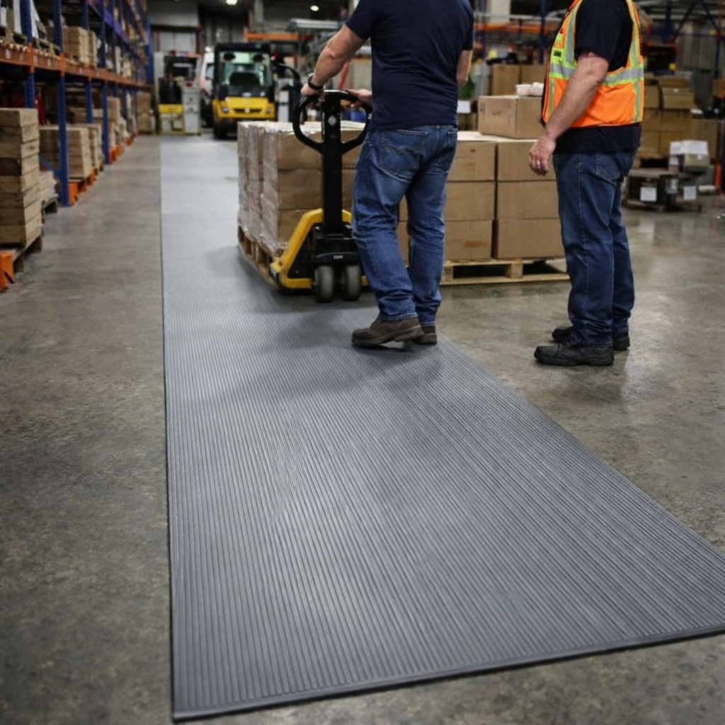 Industrial Anti-Fatigue Mat – Grey – 9.4mm Thick – Light Duty