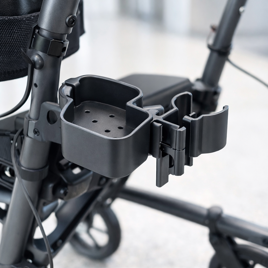 Crutch Holder – White – Space LX & CF – Mobility Aid