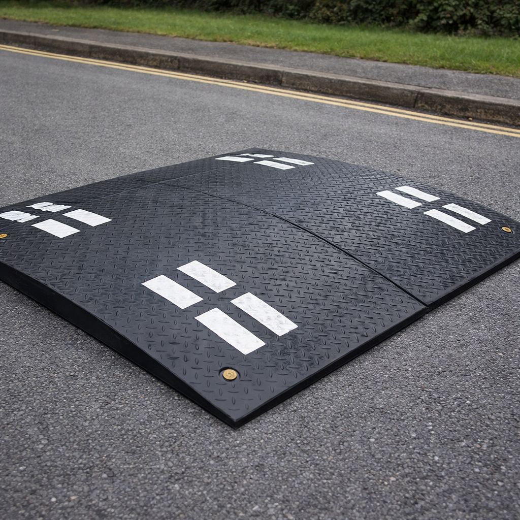 Speed Cushion – 2000mm x 1800mm x 65mm – Heavy Duty – Traffic Calming