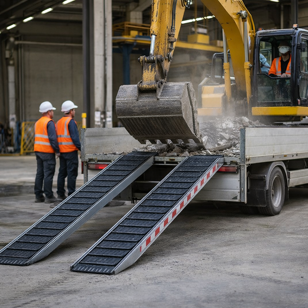 Ramps for Steel Tracks – 4000mm x 480mm – Heavy Duty – Industrial Use