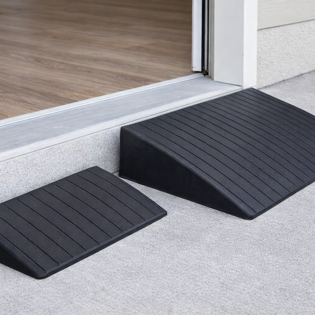 Rubber Threshold Ramps – 25mm-100mm High – Heavy Duty – Wheelchair & Scooter Access