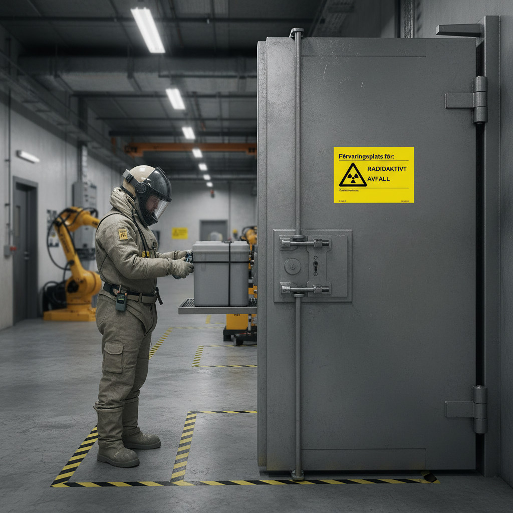 Premium Warning Sign for Radioactive Waste - Durable Materials, Easy Installation, Multiple Sizes Available