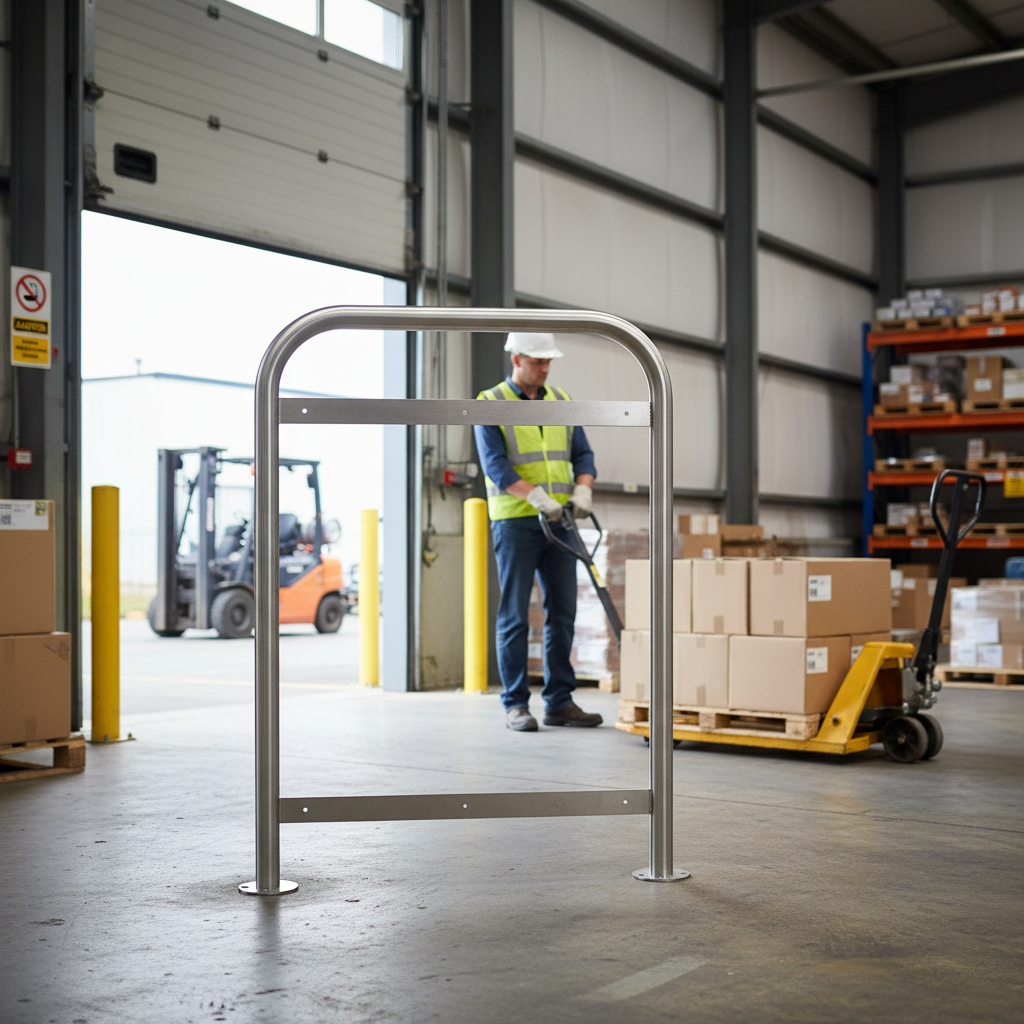 Premium Stainless Steel Door Guard - Heavy Duty Protection with Adjustable Shock Absorber for Indoor and Outdoor Use