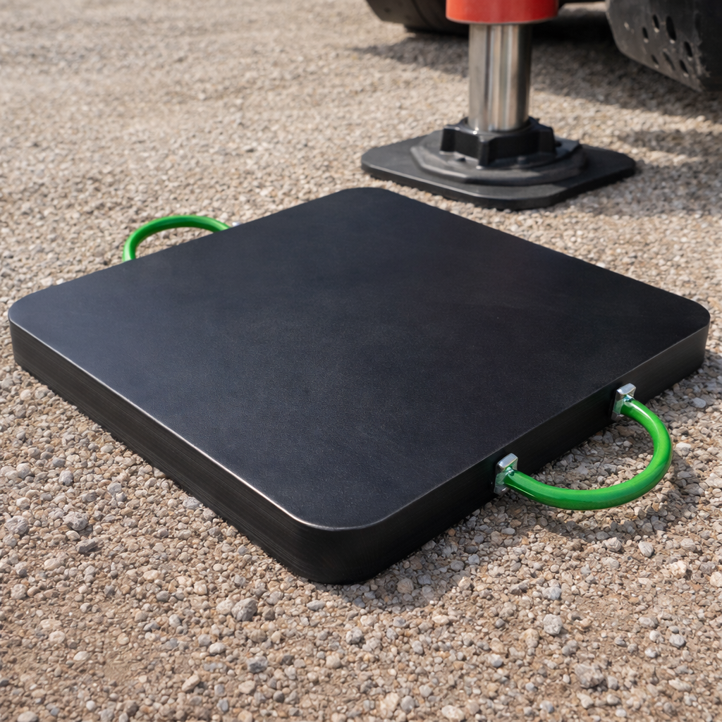 Outrigger Pads – Black – Industrial Grade – Heavy Duty