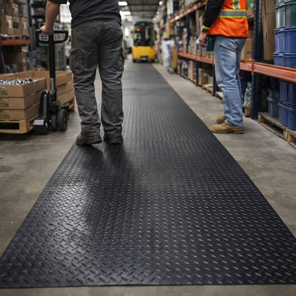 Anti-Fatigue Mat – Black – 14mm Thick – Industrial Use