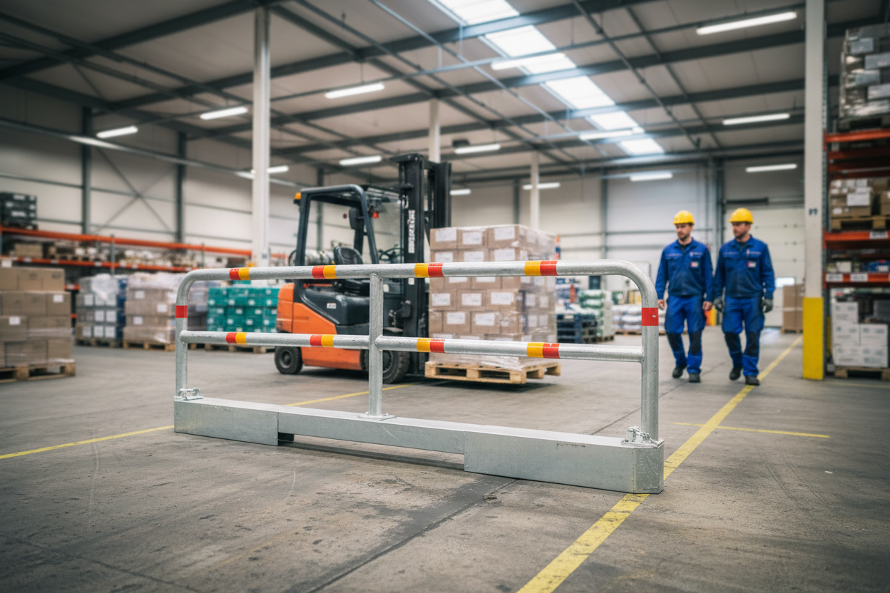 Professional Heavy Duty Temporary Barrier with Steel Frame, Concrete Base for Construction Site Safety and Pedestrian Protection