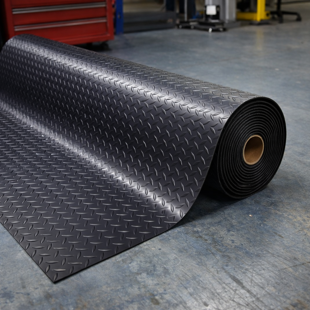 Anti-Fatigue Mat – Black – 14mm Thick – Ergonomic Workstation