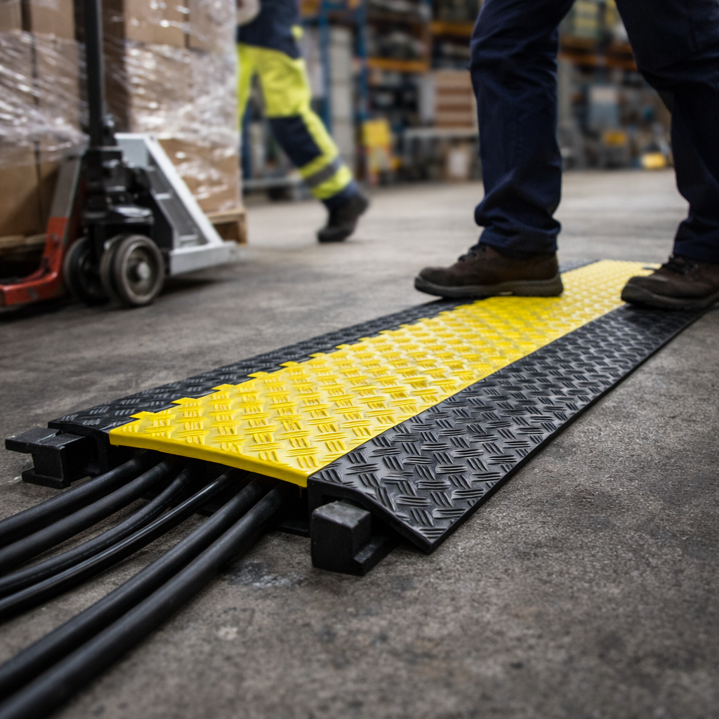 Cable Protector – 5-Channel – Heavy Duty – Indoor & Outdoor