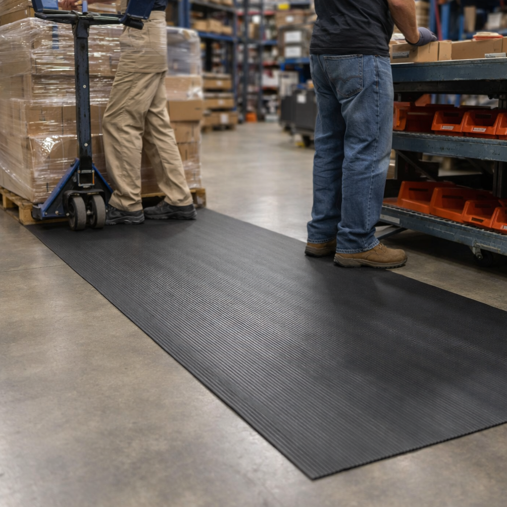 Anti-Fatigue Mat – Black – 9.4mm Thick – Light Duty