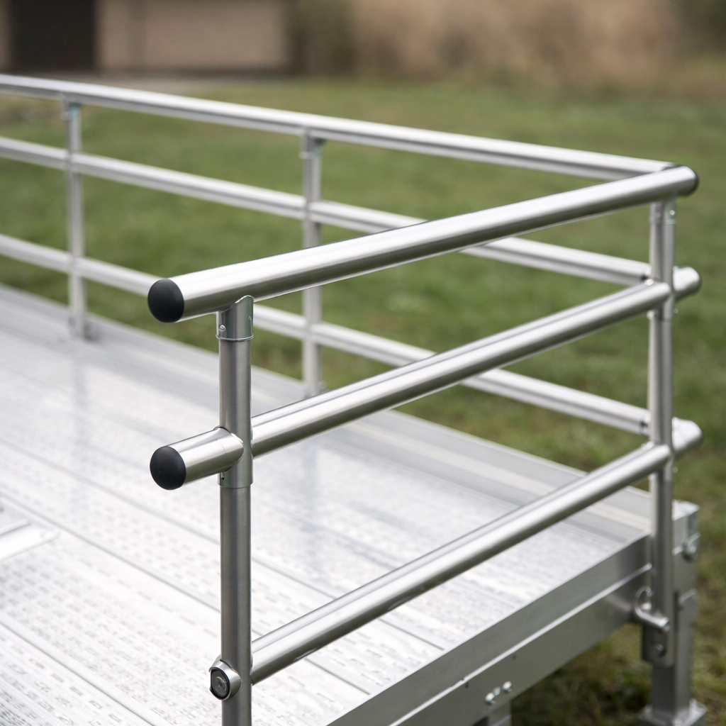 Modular Ramp Handrails – Customisable – Indoor/Outdoor Use