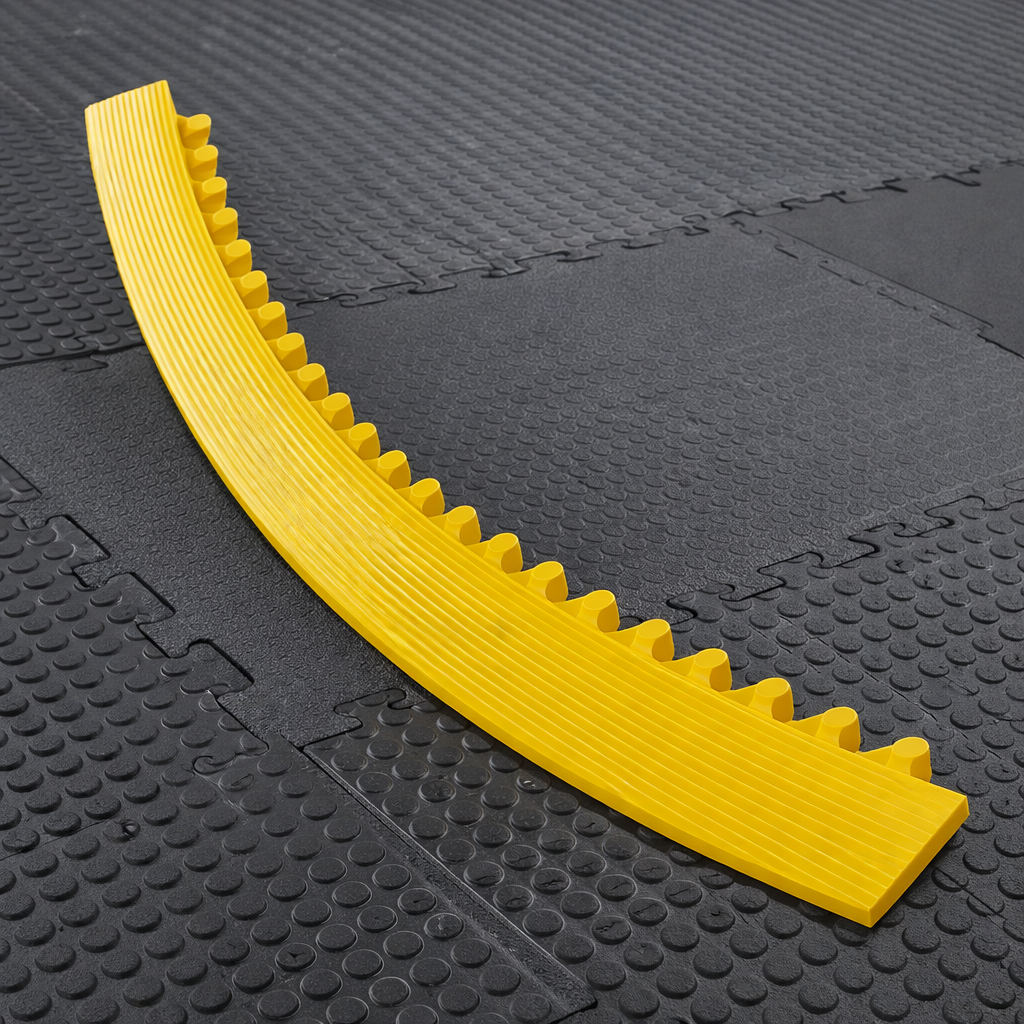 Heavy Duty Nitrile Ramp – 91 cm Yellow – Industrial Grade – Anti-Fatigue