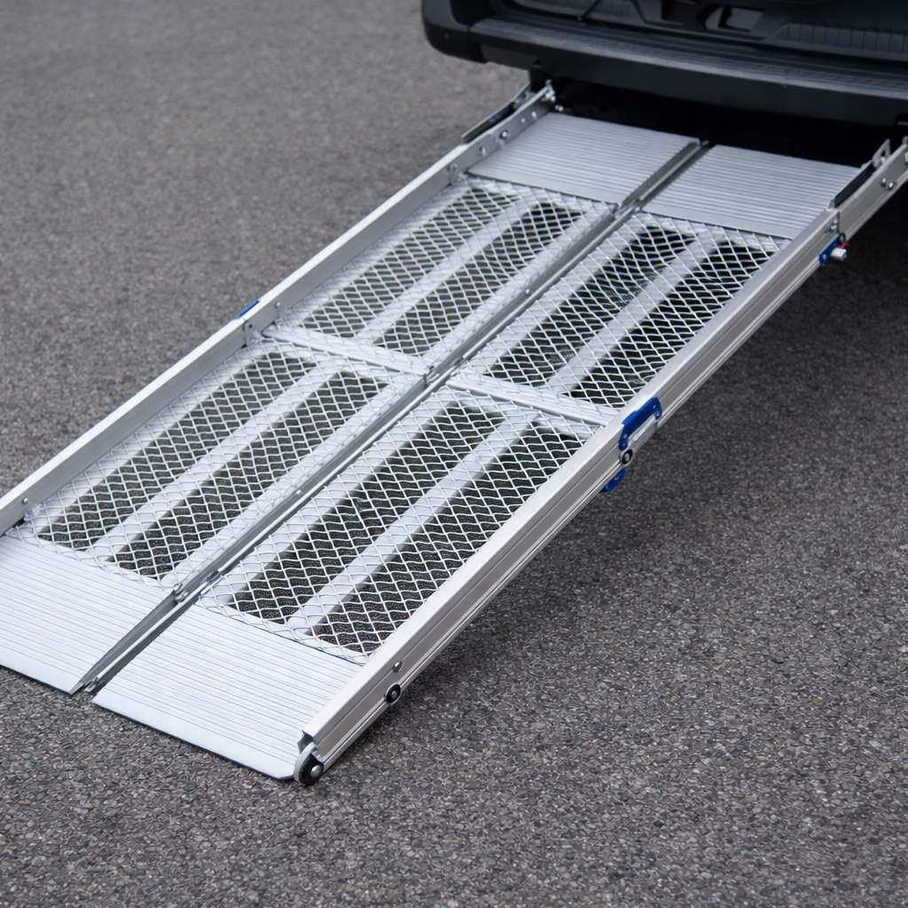 Folding Vehicle Ramp – 820mm Wide – 400kg Capacity – Commercial Use