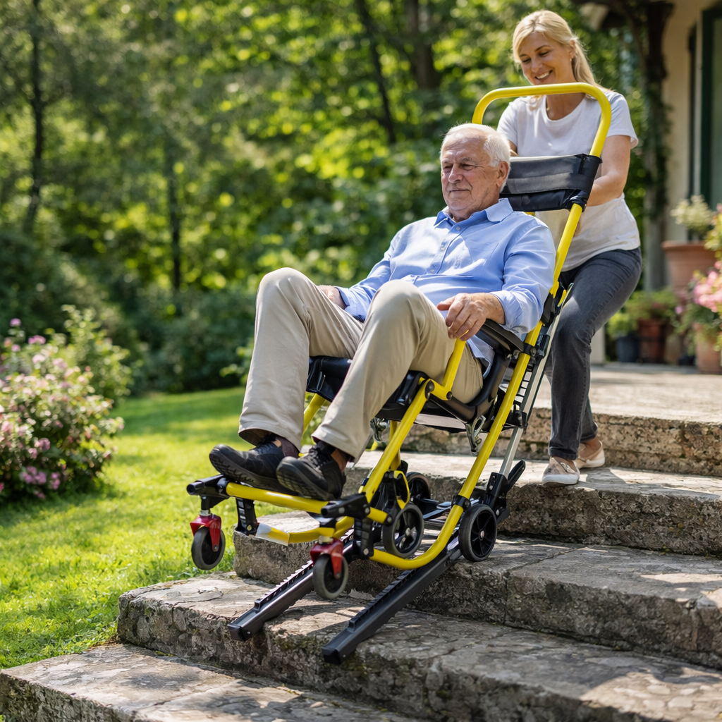 Evacuation Chair – Yellow – 250kg Capacity – Emergency Transport