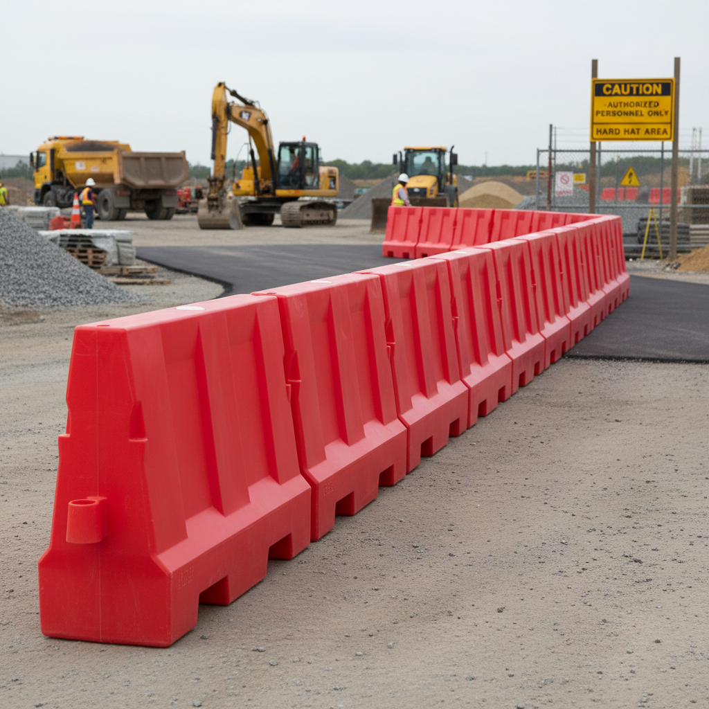 Heavy Duty High Wall Water Filled Barrier for Vehicle Protection and Pedestrian Safety | Barriers Co