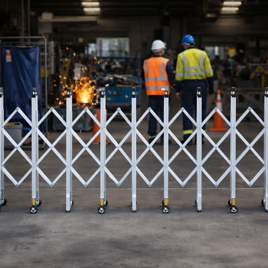Expandable Aluminium Barrier – 4m – Heavy Duty – Industrial