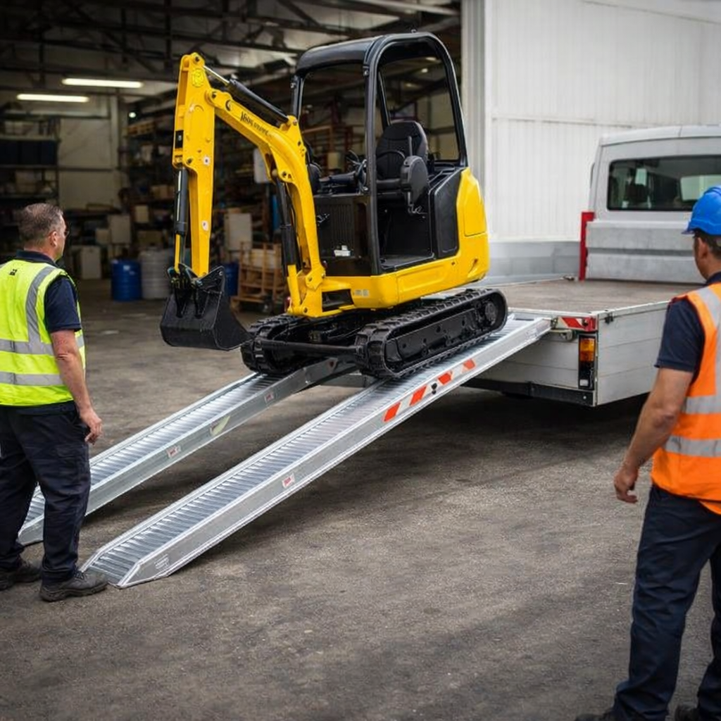 Aluminium Loading Ramps – 2000x300mm – 3000kg Capacity – Professional Use