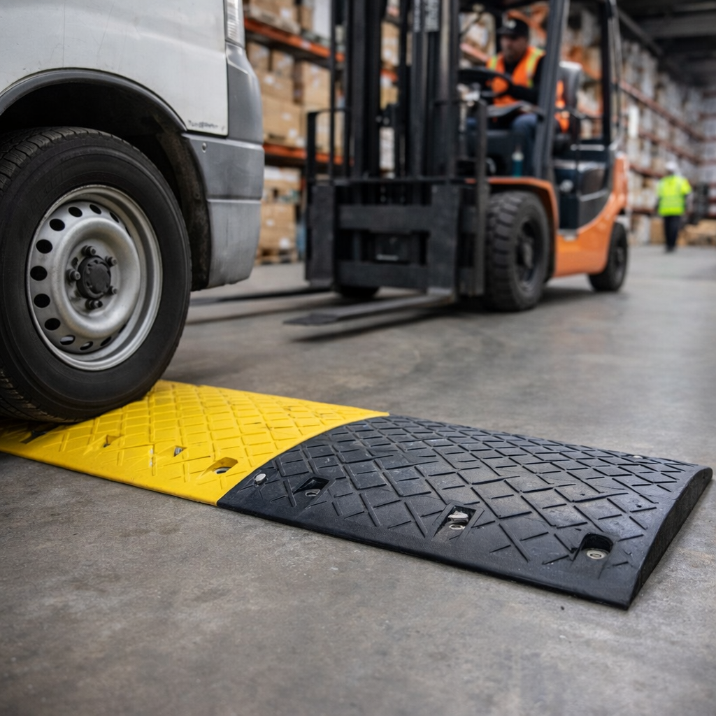 Heavy Duty Speed Bump Middle – 1000mm x 450mm x 60mm – Road Safety