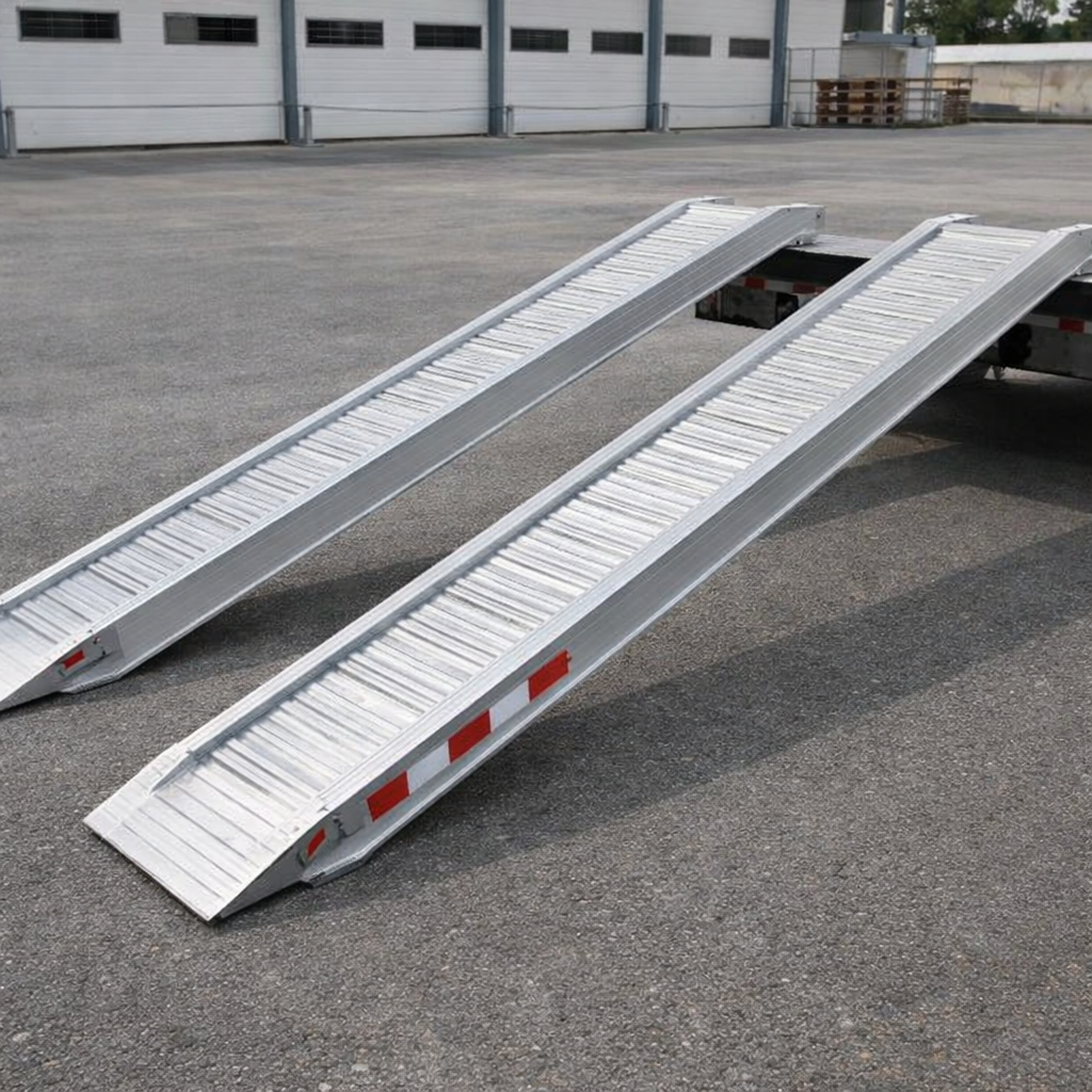 Aluminium Loading Ramps – 3500mm Length – 5540kg Capacity – Plant & Digger Use