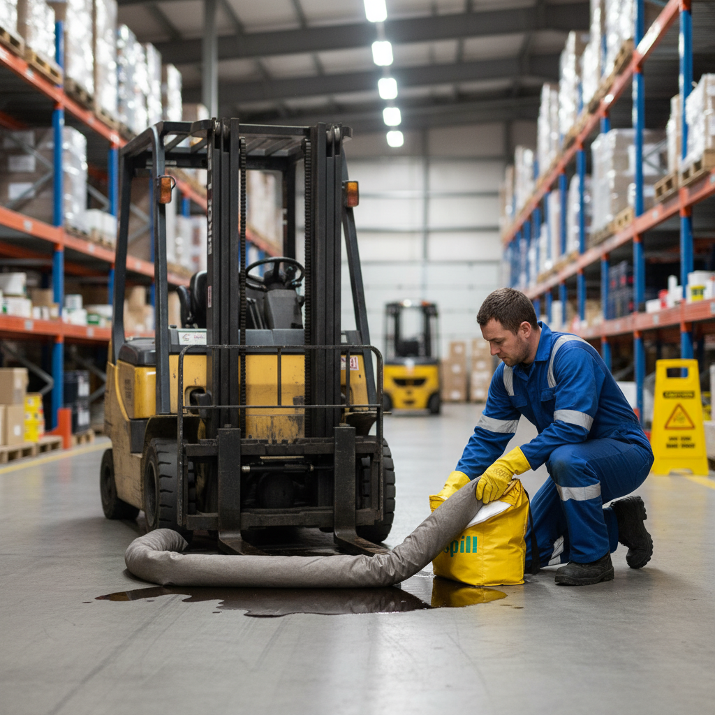 10L Heavy Duty Maintenance Forklift Spill Kit - Quick Response Solution
