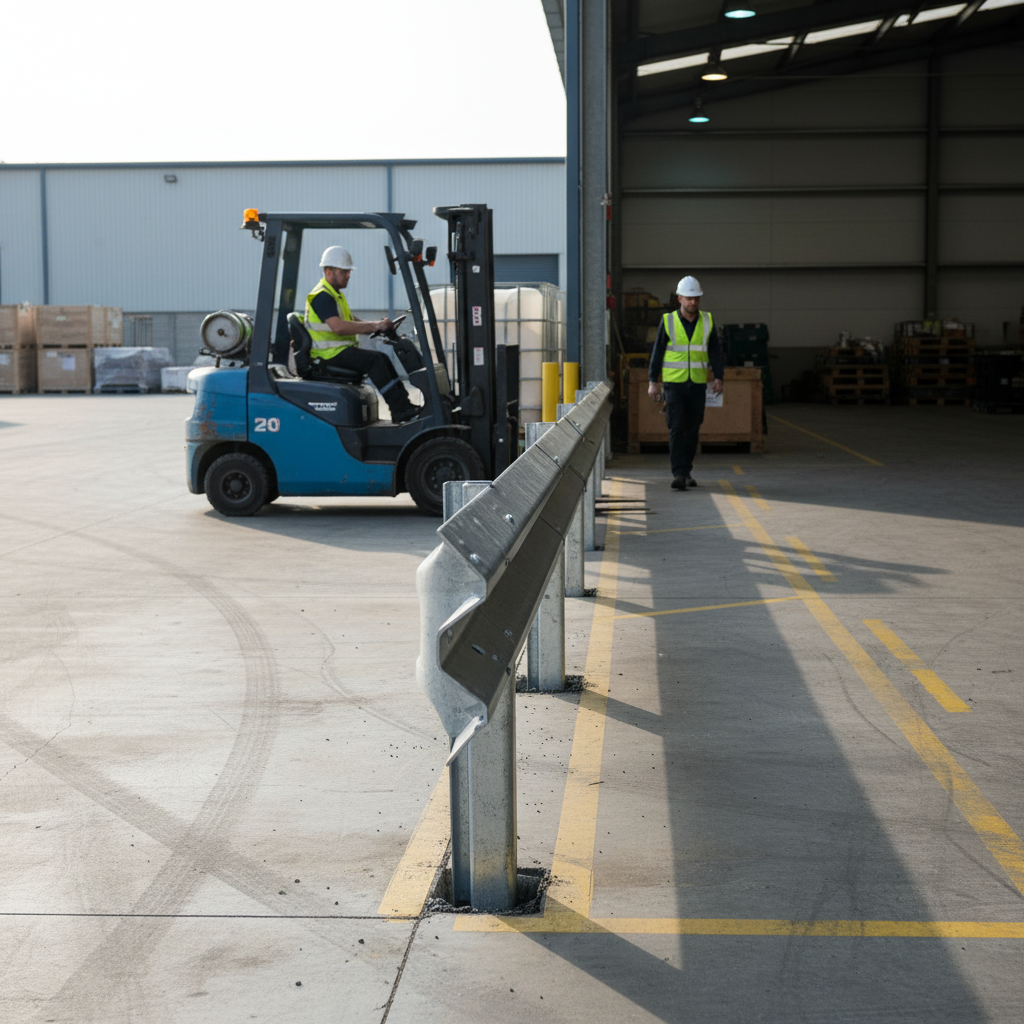 Premium 1160mm Z Section Armco Barrier Post - Galvanised Steel for Cost-Effective Crash Protection - side view | Barriers Co