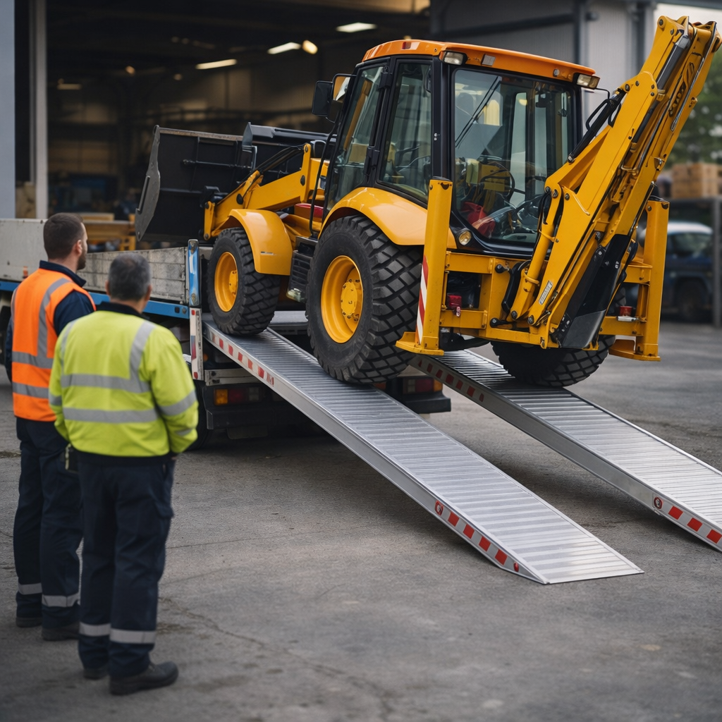 Extra Wide Aluminium Loading Ramps – 4000x510mm – Heavy Duty – Industrial Use